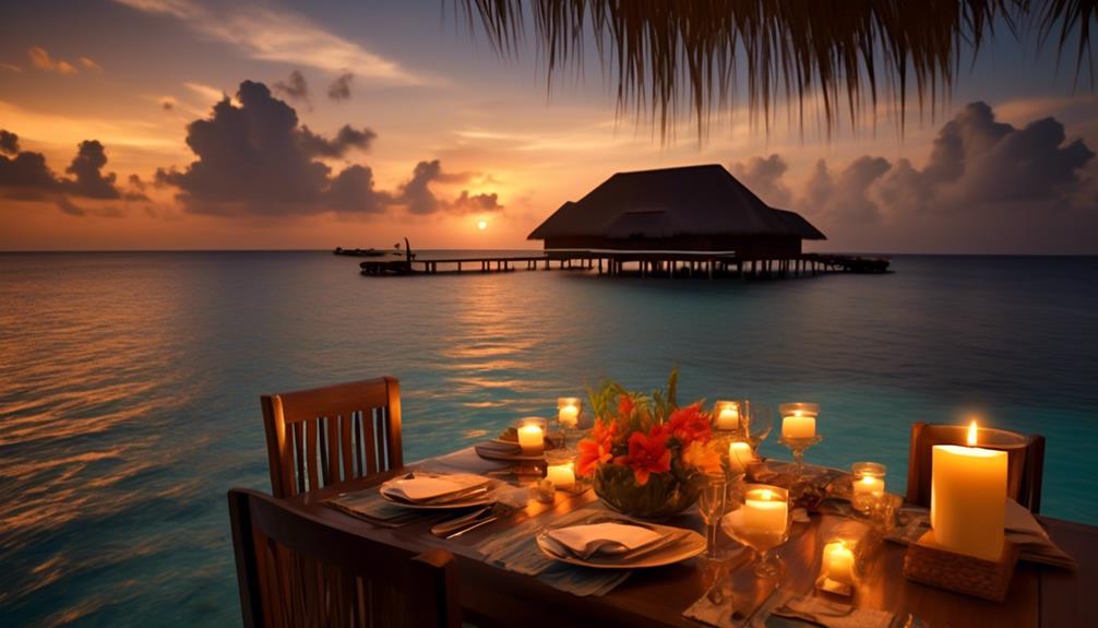 romantic sunset dinner experience