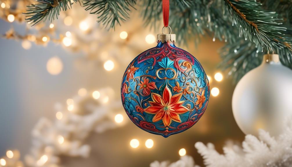 round christmas ornaments explained