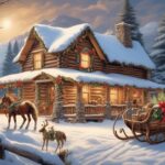 rustic wyoming christmas traditions
