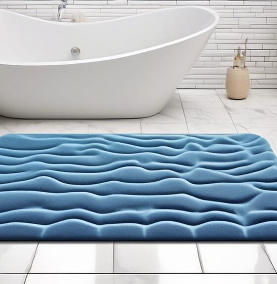safe and stylish shower mats