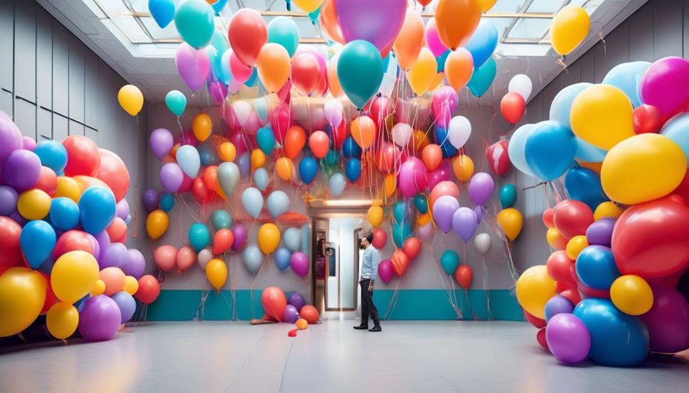 safe decorating with balloons