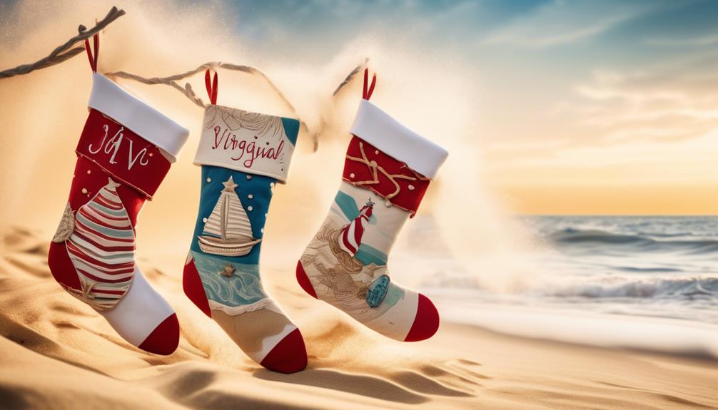 seafaring holiday sock collection