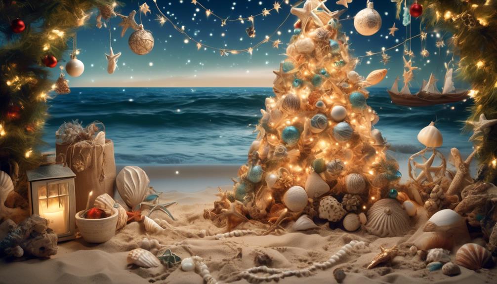 seashell christmas tree decorations