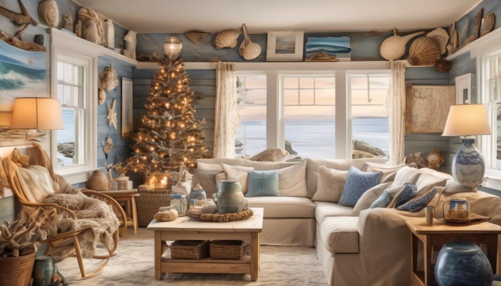 seaside inspired home decorations