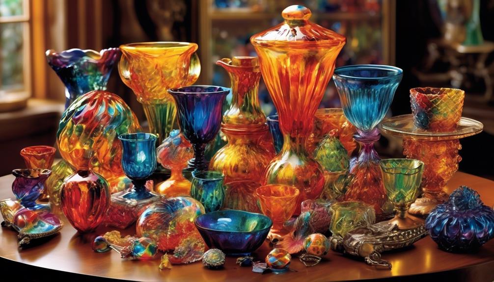 selling carnival glass collectibles