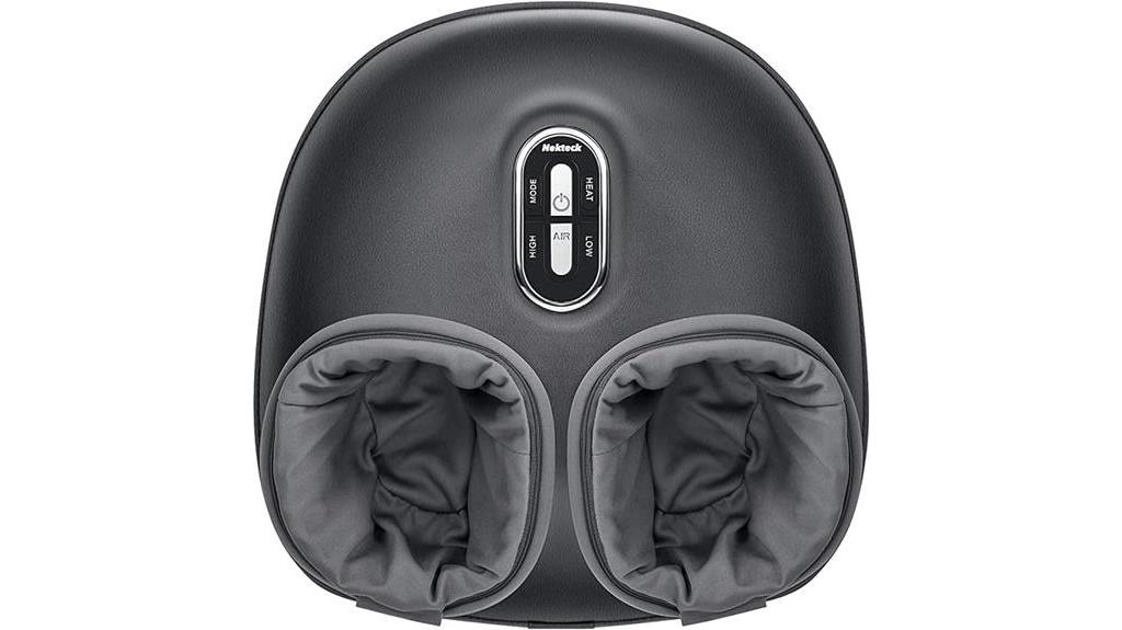 shiatsu foot massager with heat and air compression