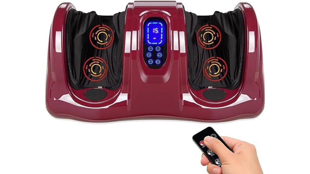 shiatsu foot massager with remote control