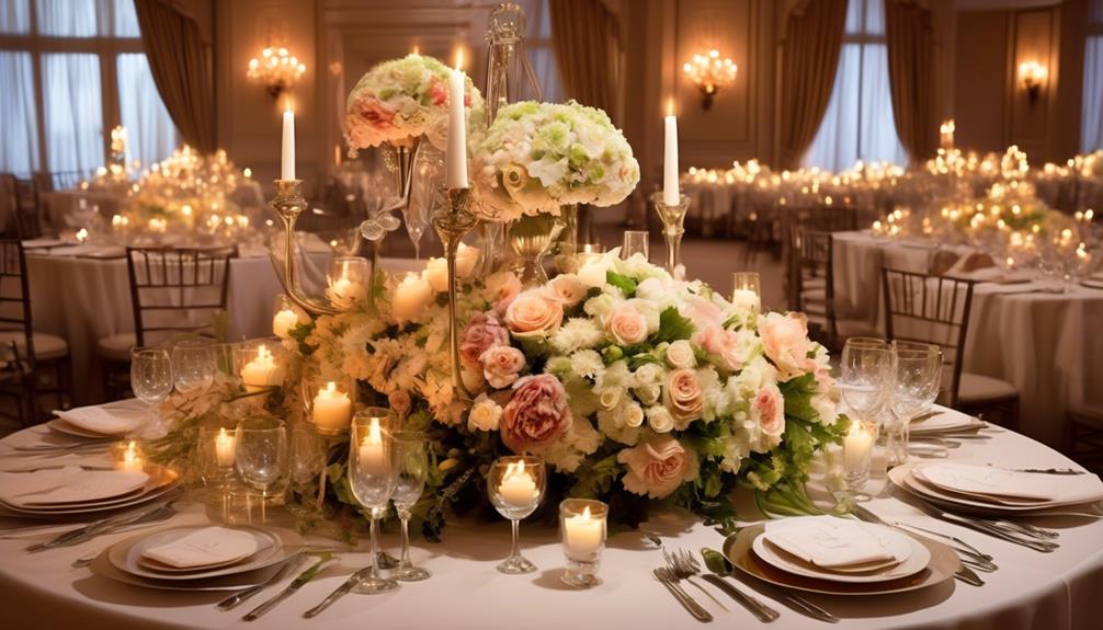 significance of the reception centerpiece