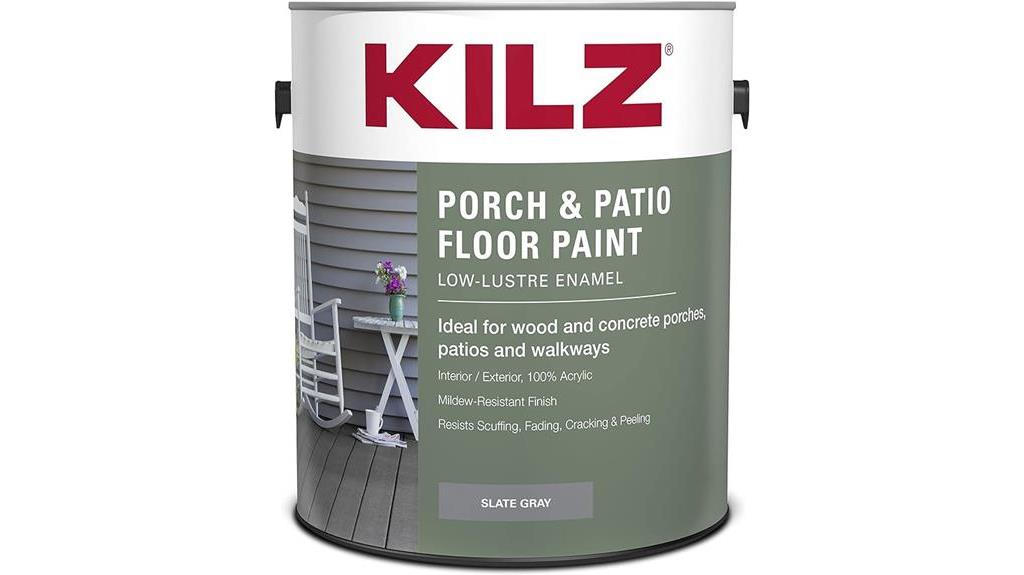 slate gray latex floor paint