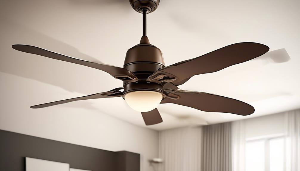 sluggish ceiling fan rotation