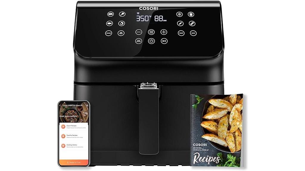 smart air fryer with voice assistant compatibility