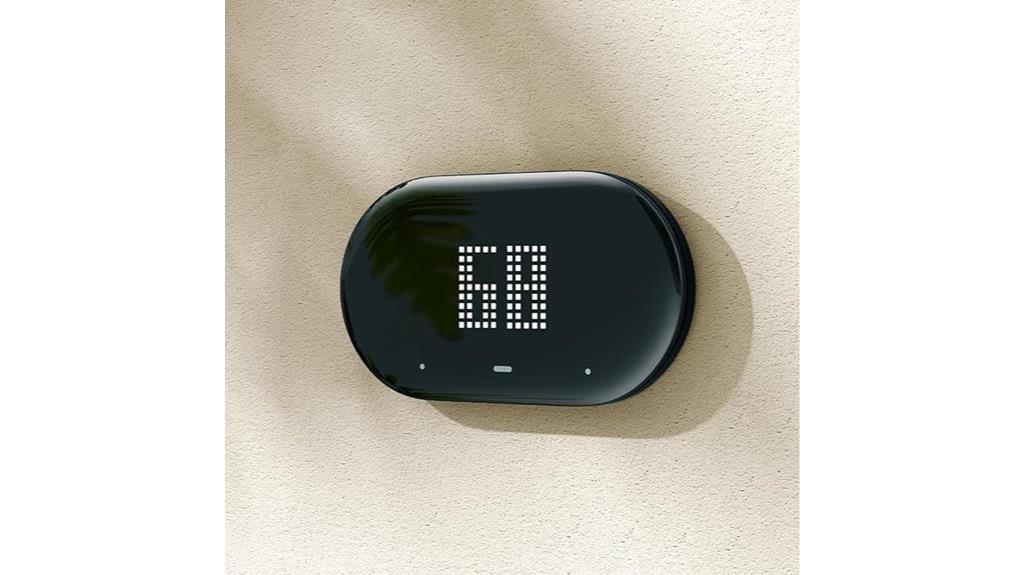 smart thermostat with energy saving features and app control