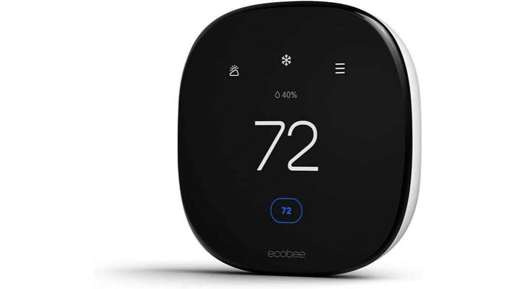 smart thermostat with voice compatibility