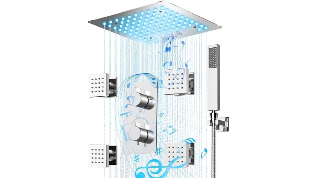 smart thermostatic shower system