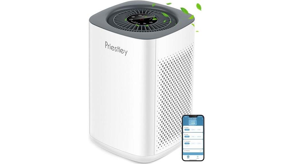 smart wifi controlled home air purifiers