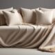 sofa cover with throw