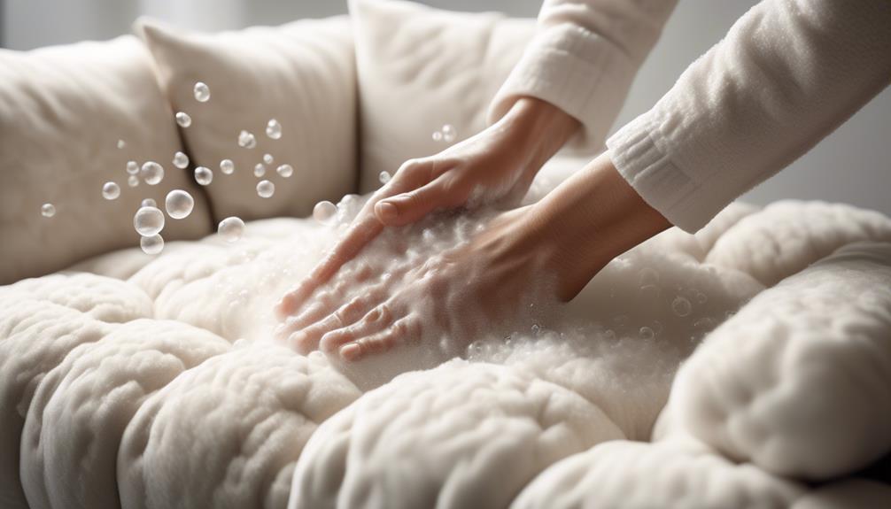 sofa pillow cleaning tips