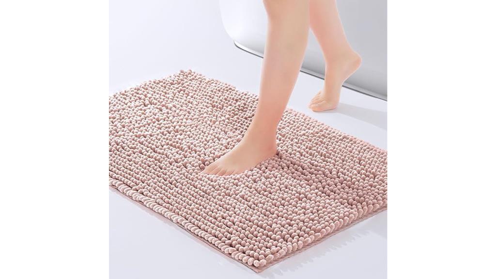 soft and absorbent bathroom rug