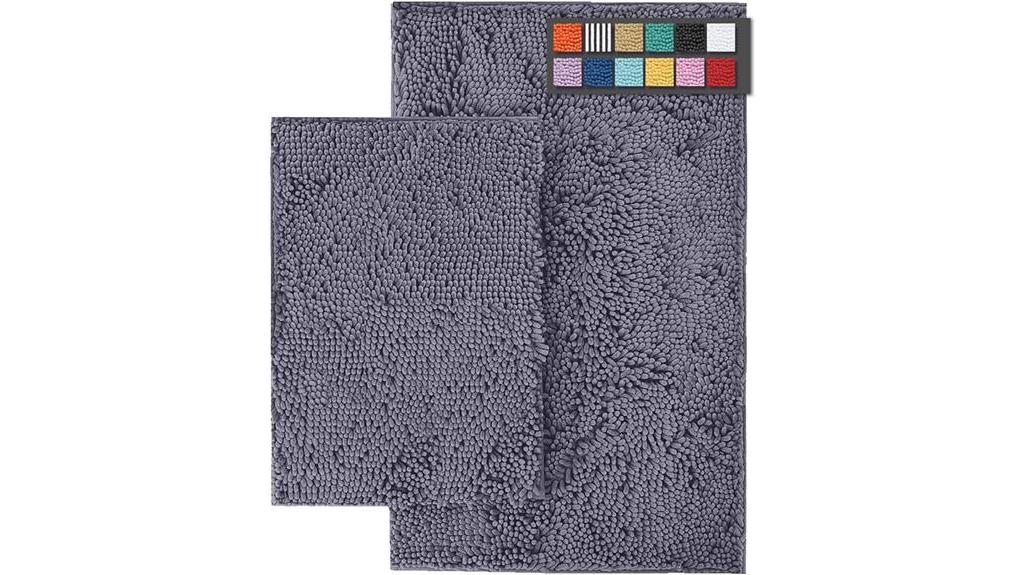 soft and absorbent bathroom rugs