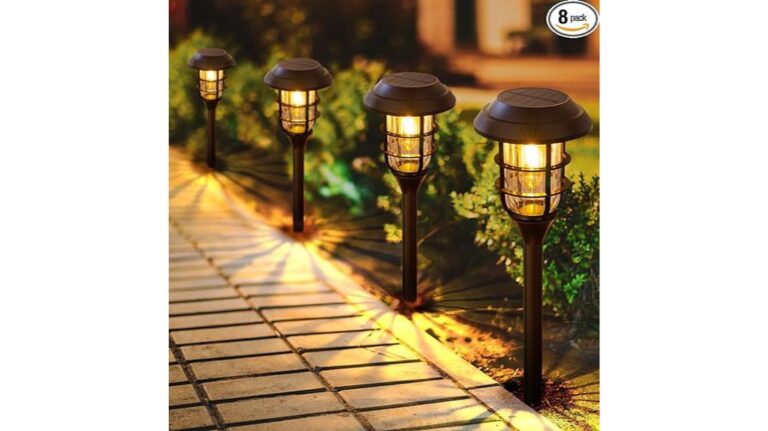 15 Best Solar Pathway Lights For Illuminating Your Outdoor Space 2024   Solar Powered Outdoor Pathway Lights 1 768x431 