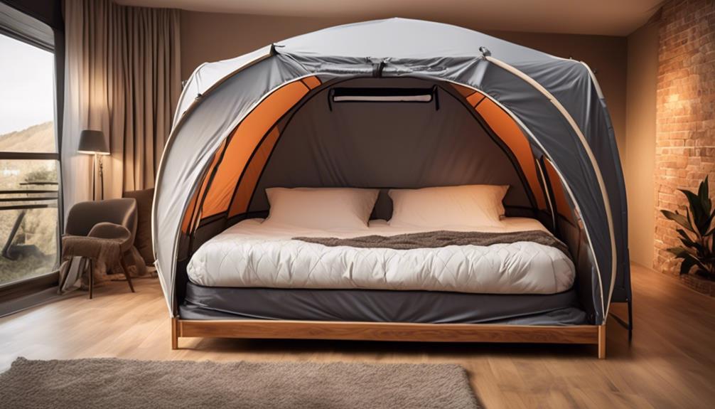 soundproof bed tent design