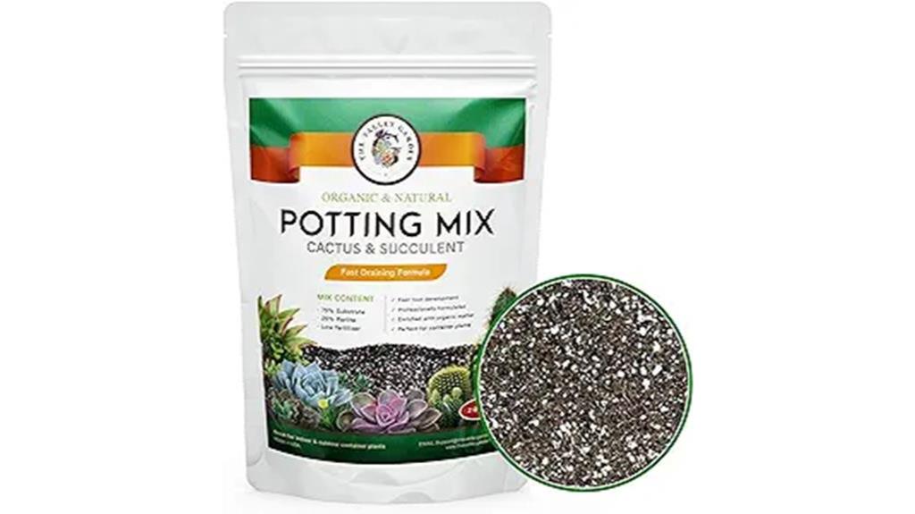 specialized potting soil for cactus and succulents