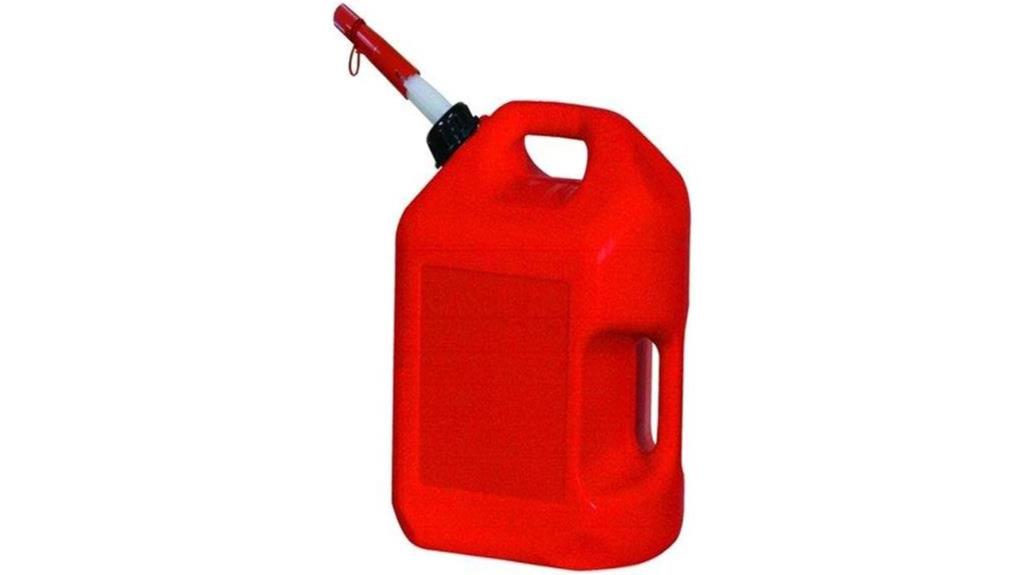 spill proof gas can model