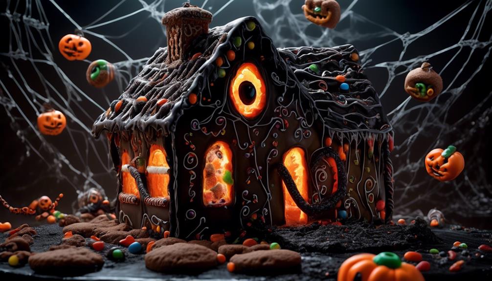 spooky edible haunted houses