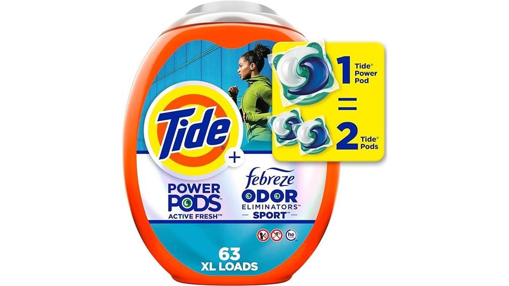 sport scented tide detergent pacs