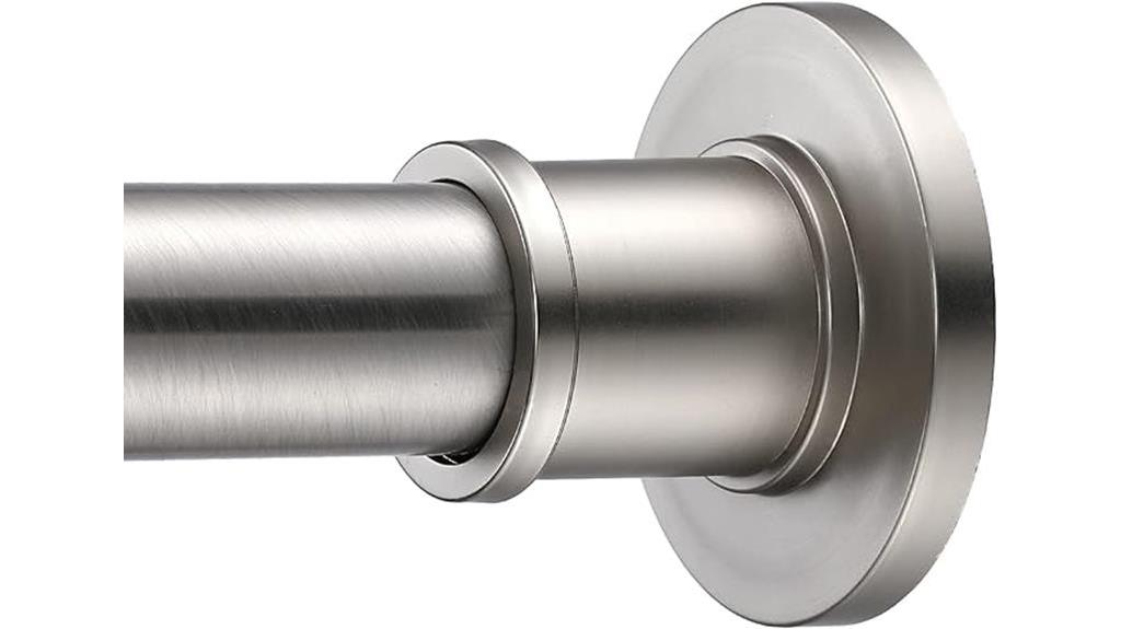 stainless steel shower curtain rod