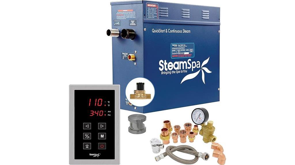 steam shower generator kit