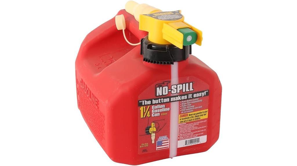stens fuel can for no spill 1415