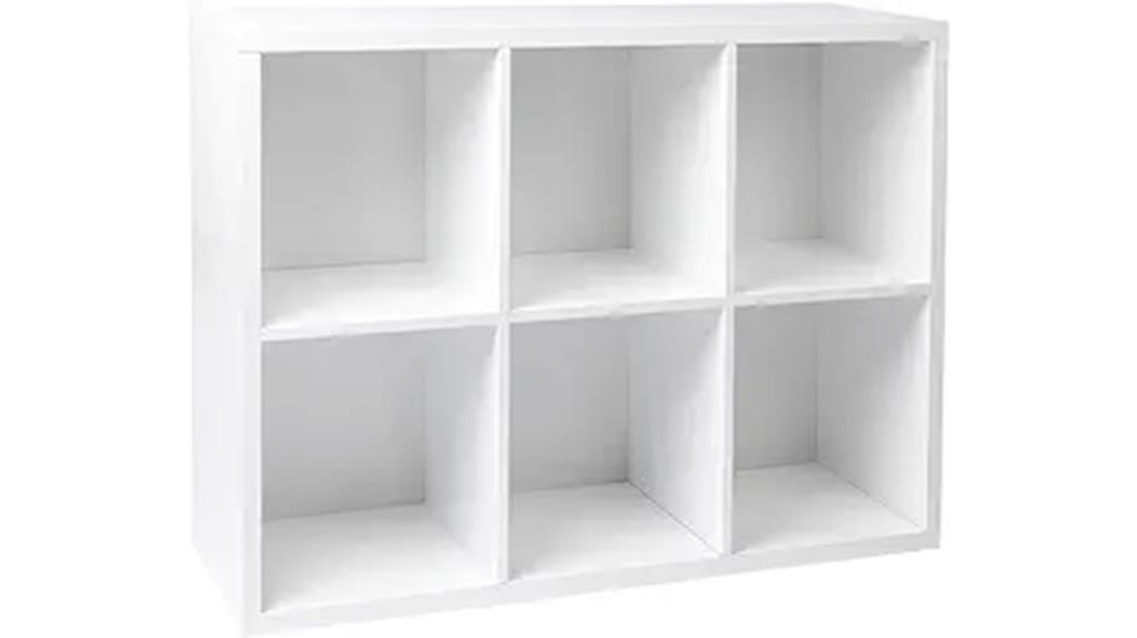 storage cube organizer white