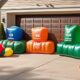storing inflatable lawn decorations
