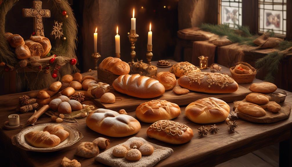 symbolic baked goods and pastries