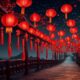 symbolic chinese red lanterns