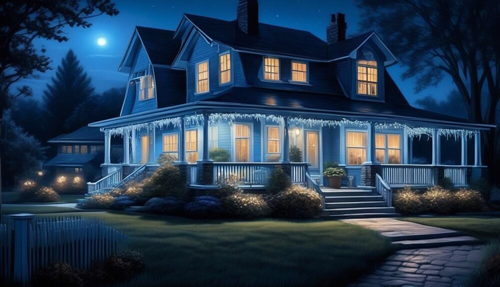 symbolism of blue house light