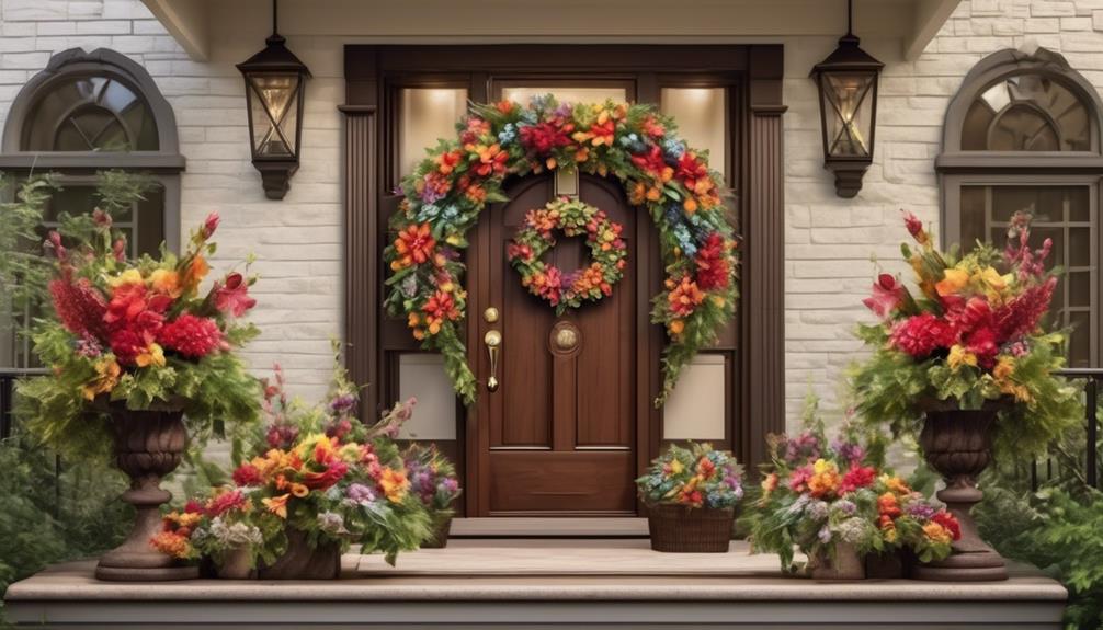 symbolism of front door wreath