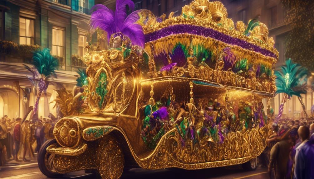 symbolism of gold in mardi gras