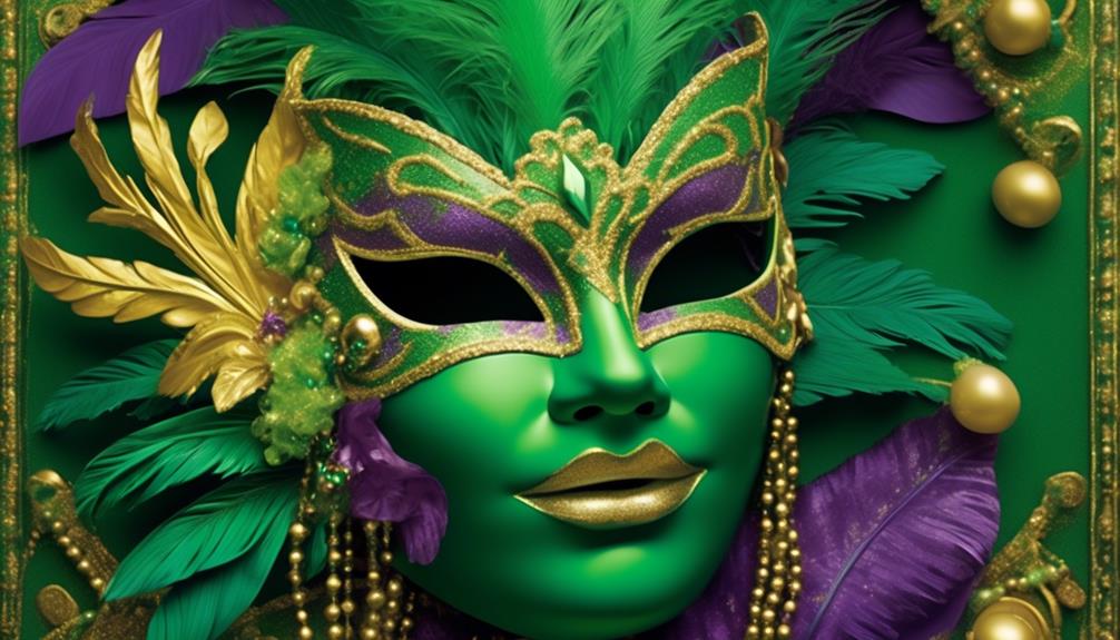 symbolism of green in mardi gras