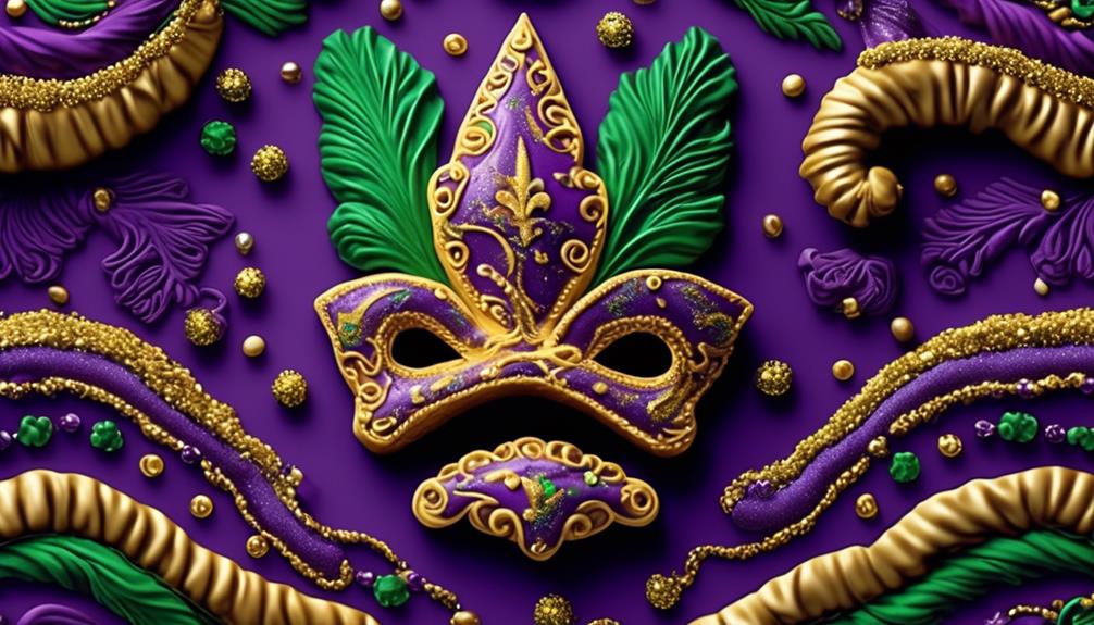 symbolism of king cake colors