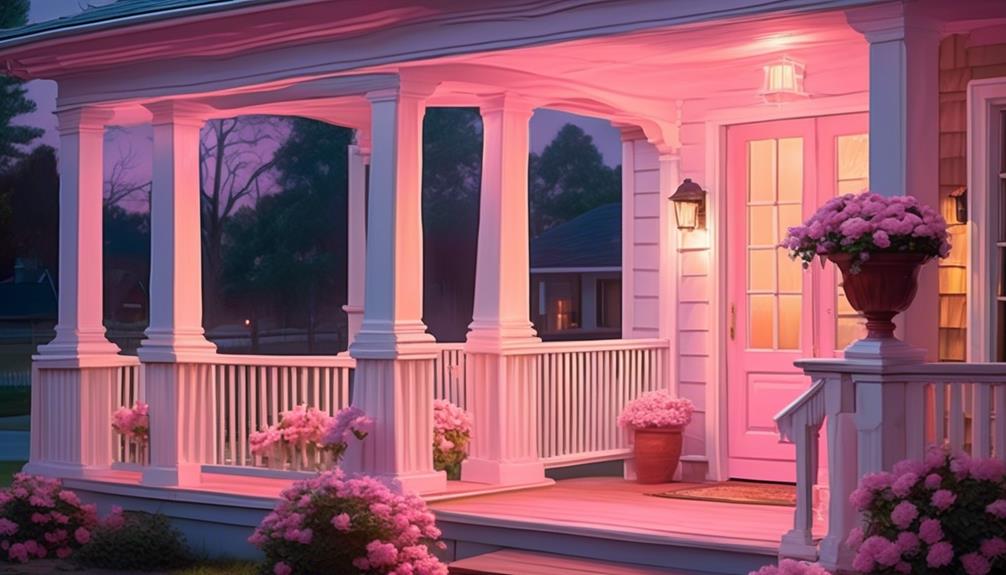 symbolism of pink porch light in 2022