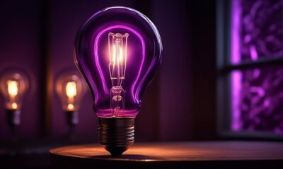 symbolism of purple light