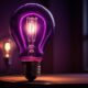 symbolism of purple light