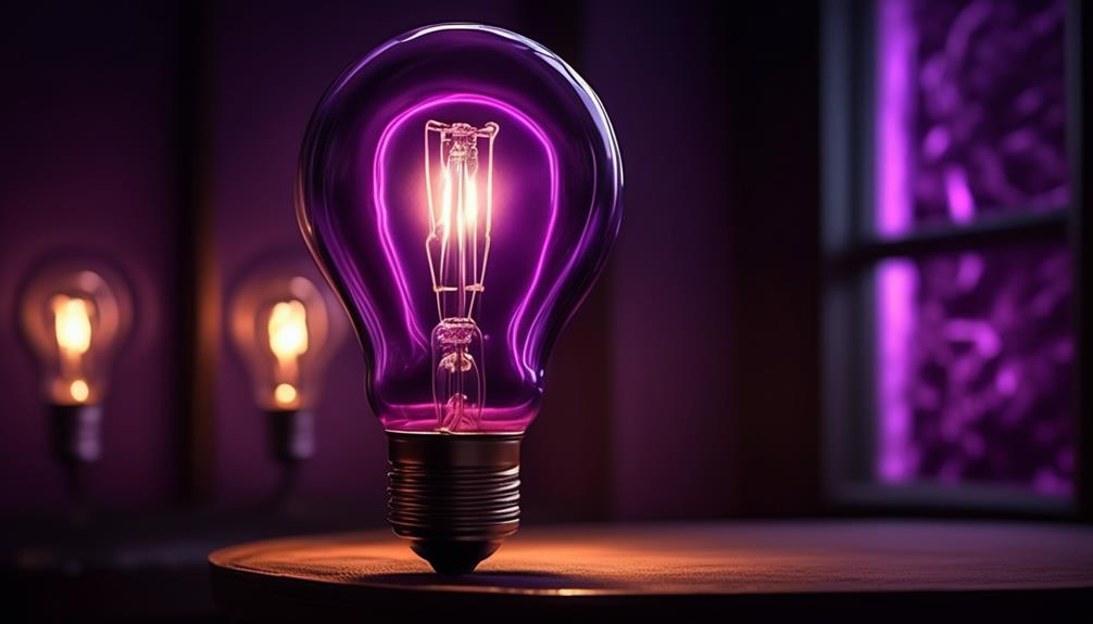 symbolism of purple light