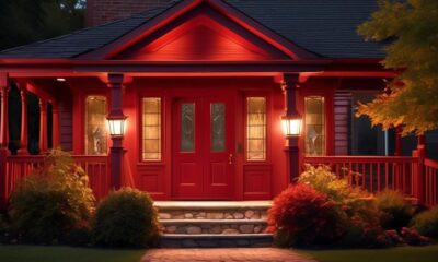 symbolism of red porch light