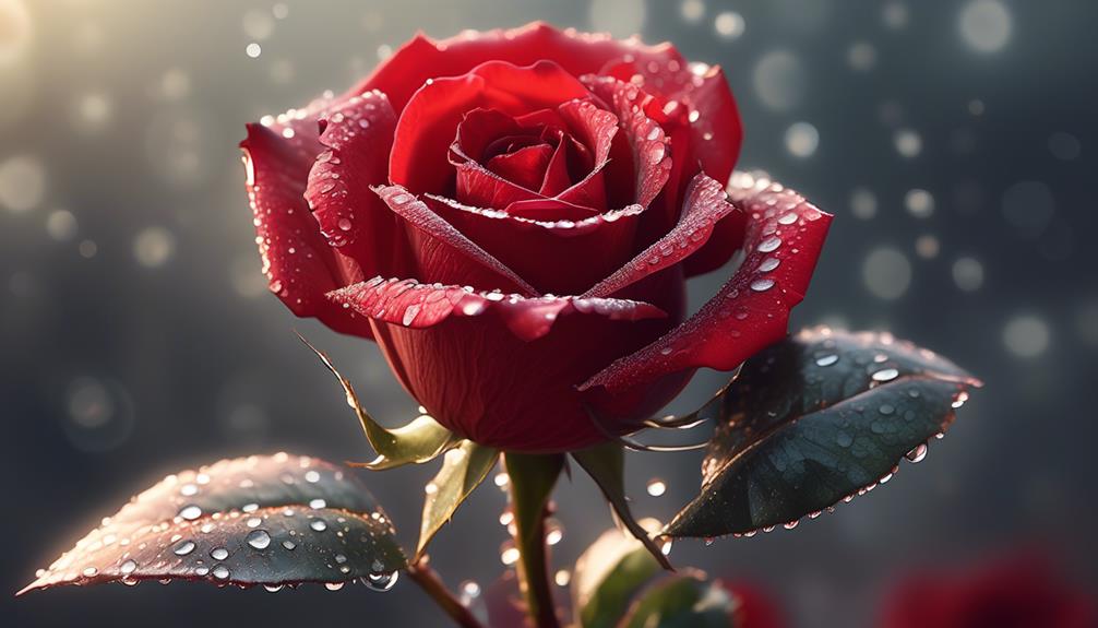symbolism of the red rose
