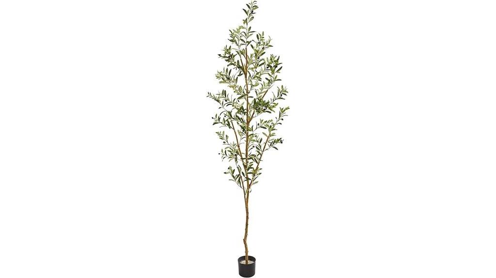tall artificial olive silk trees