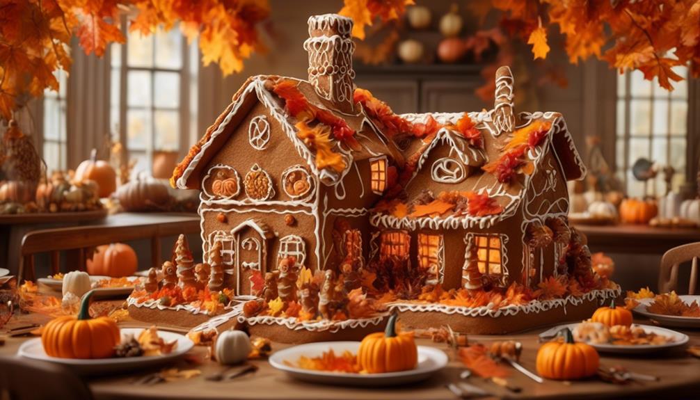 thanksgiving gingerbread house tradition