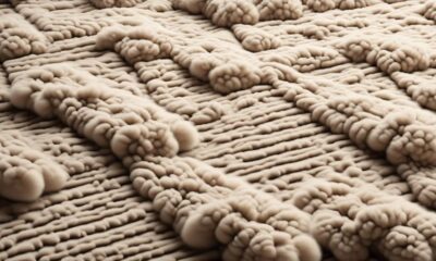thick plush carpet fibers